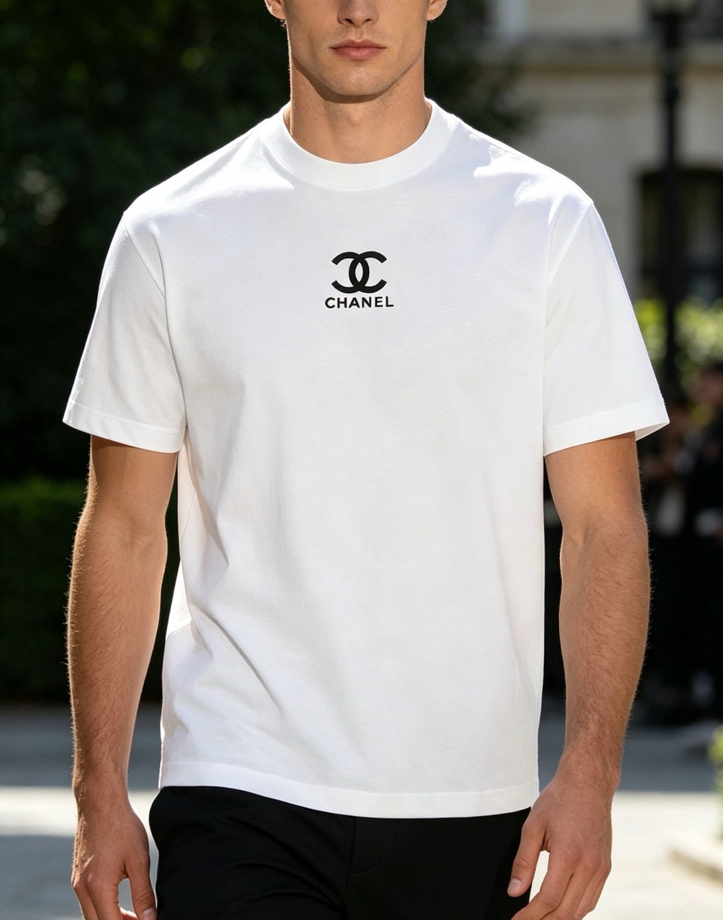 Classic CC Logo T-Shirt | White – HauteRoma