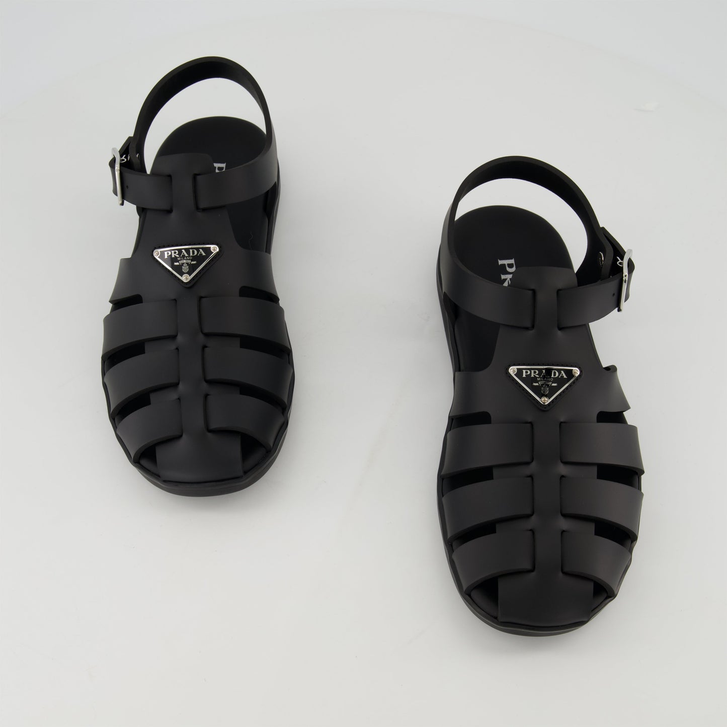 Black Rubber Sandals
