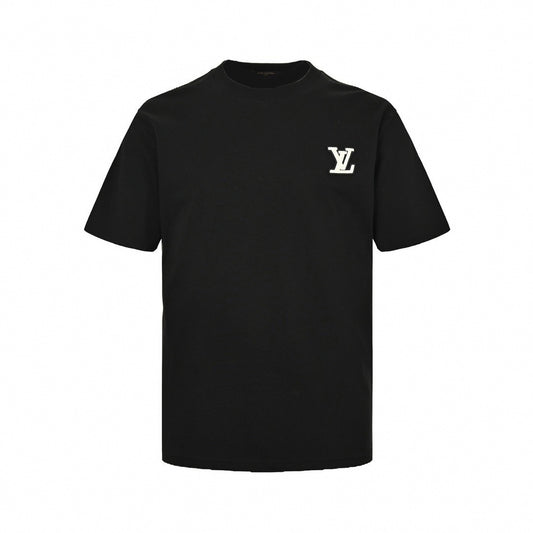 Raised LV Patch T-Shirt - Black