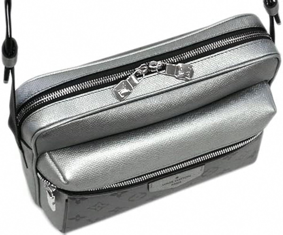 Outdoor Messenger Bag | Silver Monogram Eclipse