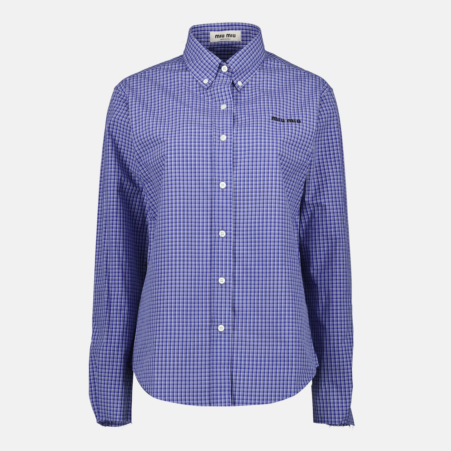 Dark Blue Checkered Shirt