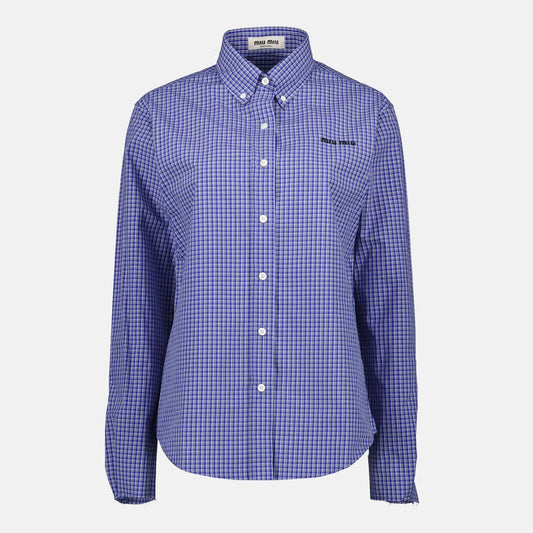 Dark Blue Checkered Shirt