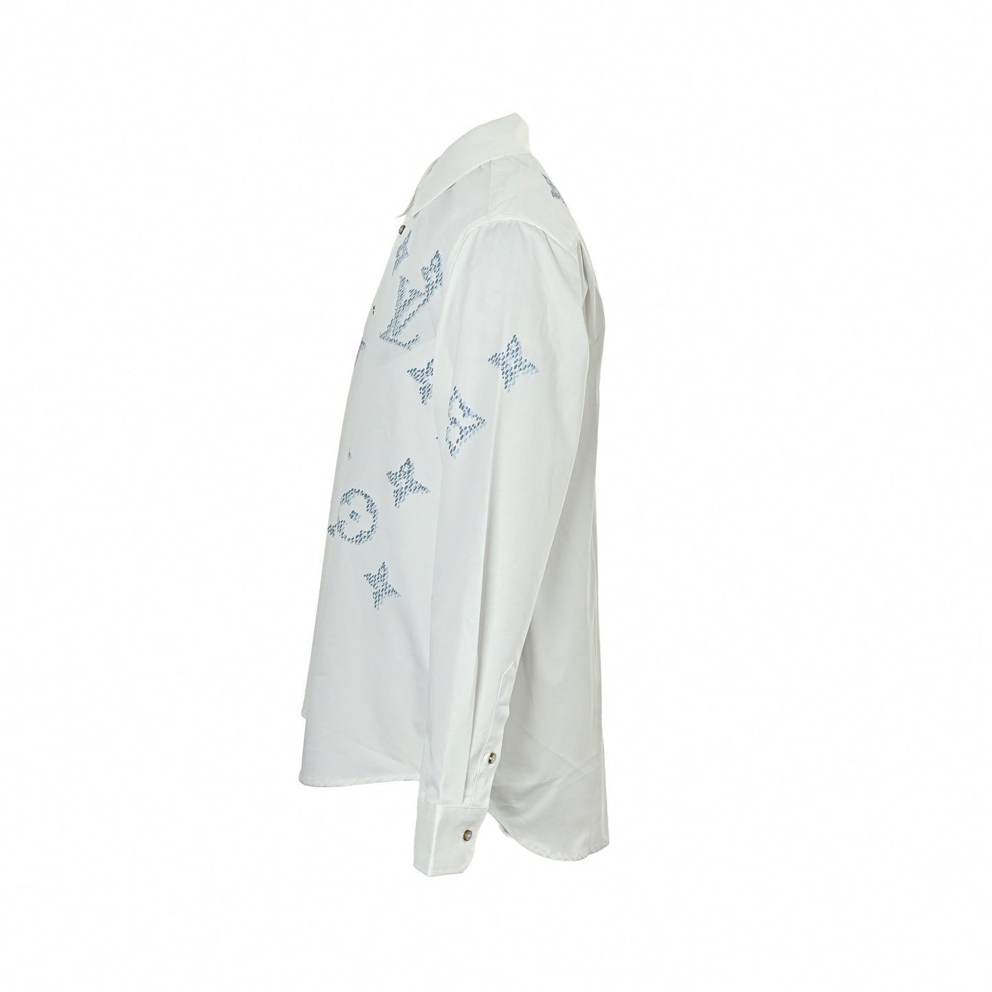 Scattered Pointillism Monogram Button-Down