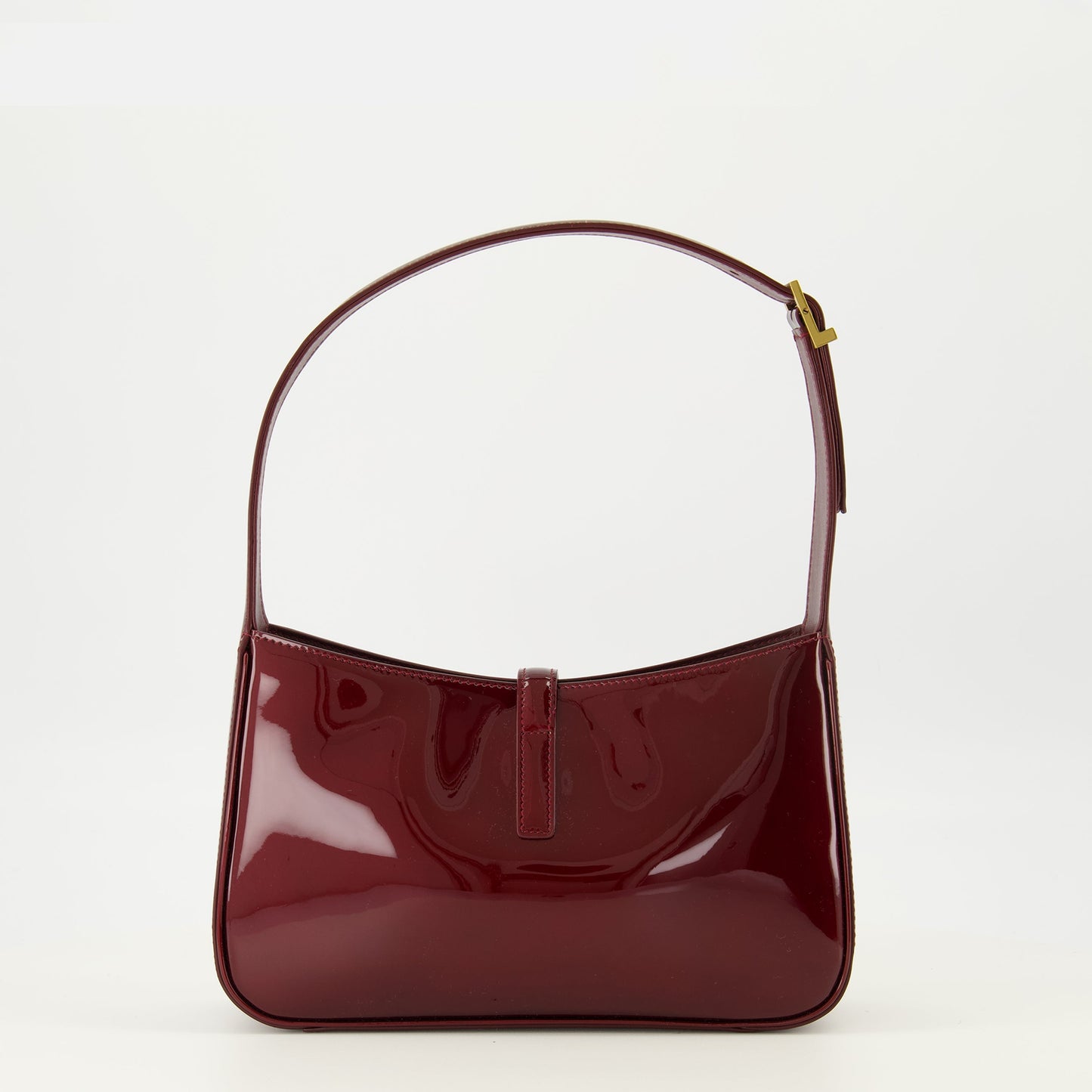 5 à 7 Bag in Glossy Burgundy Leather