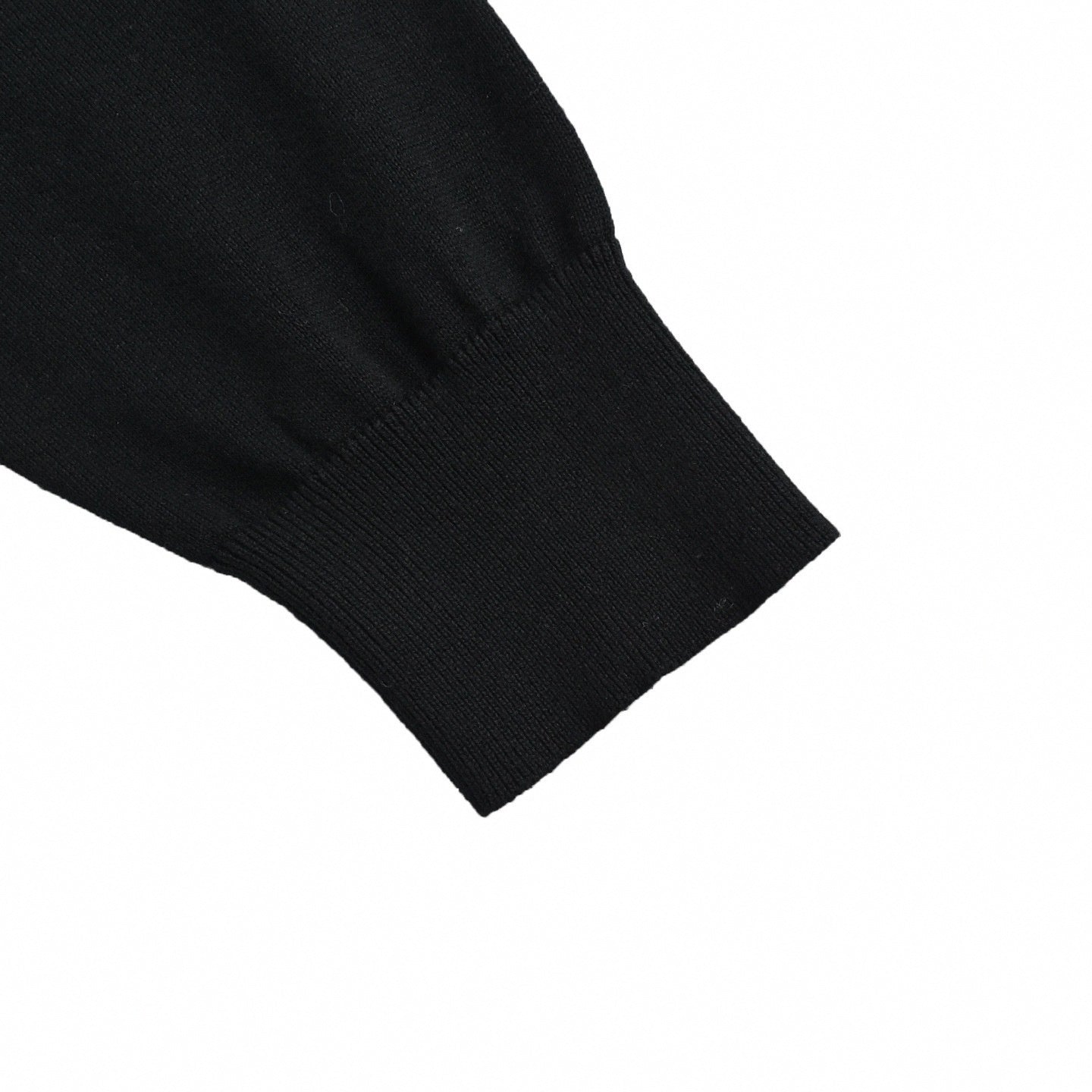 Monogram Band Long-Sleeve Rugby Polo | Black