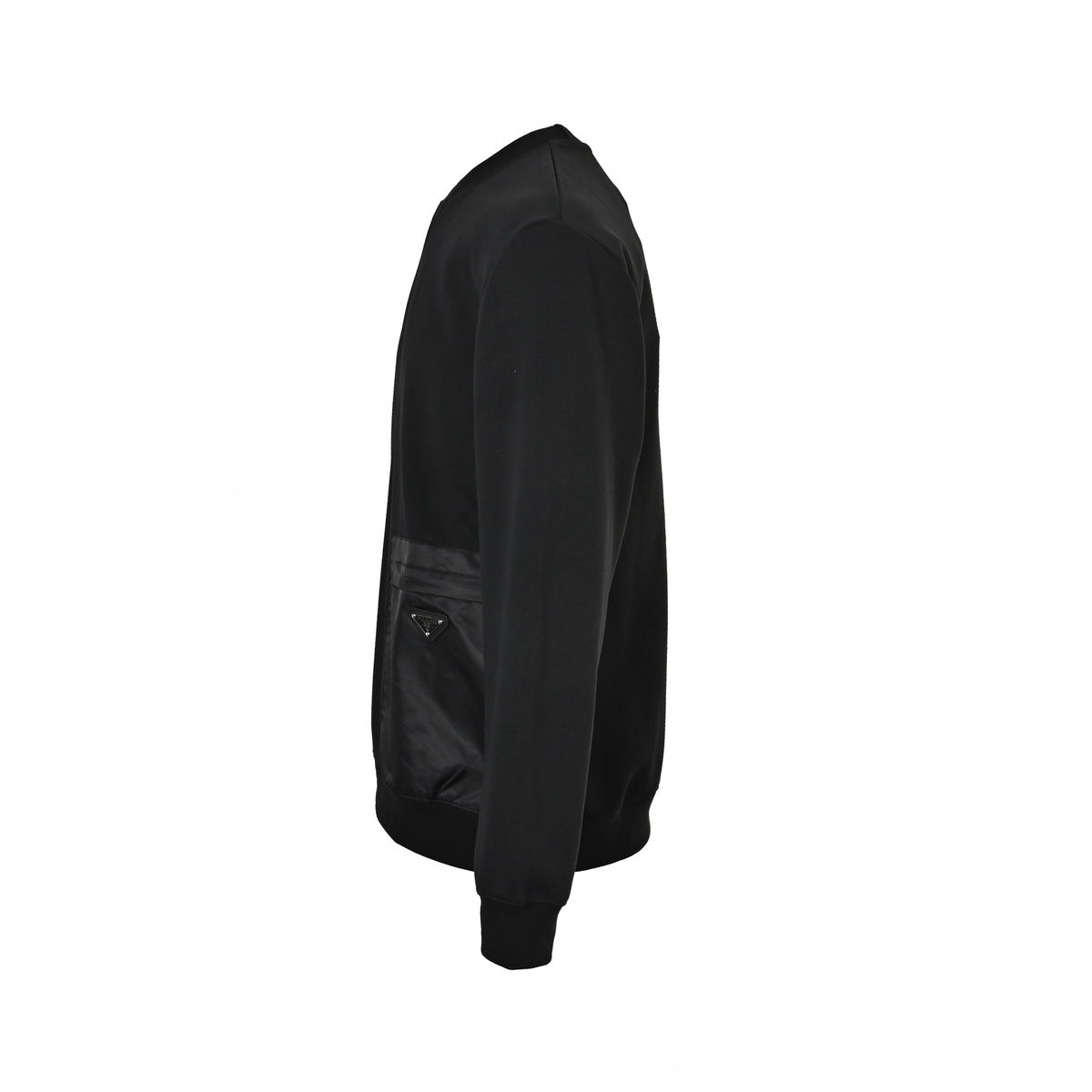 Paneled Re-Nylon Utility Crewneck