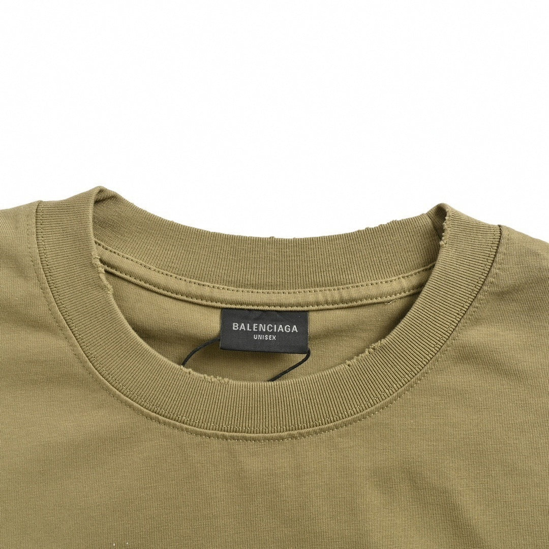 Distressed Signature Logo Long-Sleeve T-Shirt