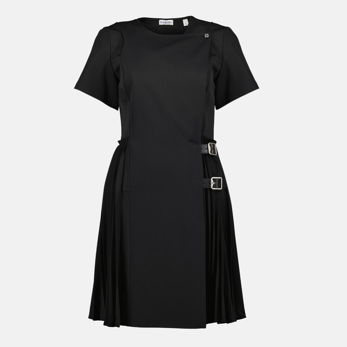 Black Wool Kilt Dress