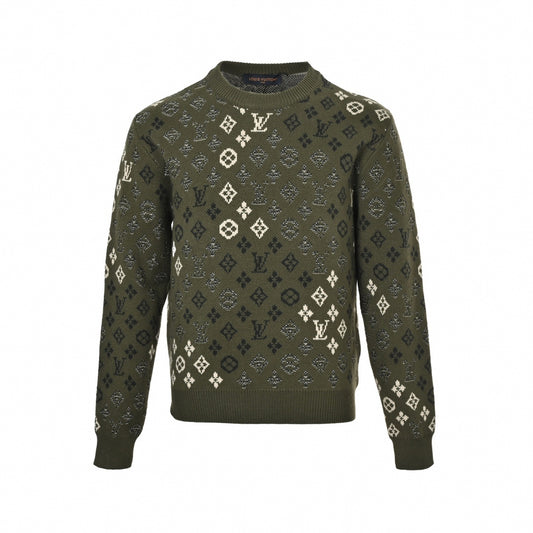 Monogram Jacquard Knit Sweater