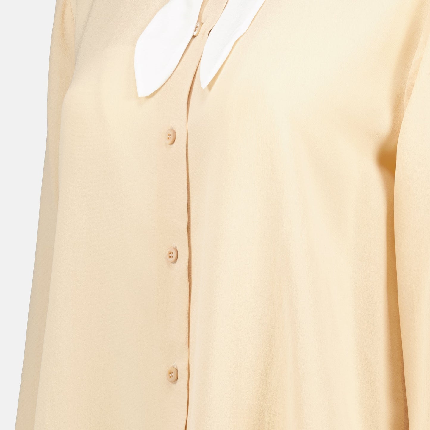 Beige Silk Shirt