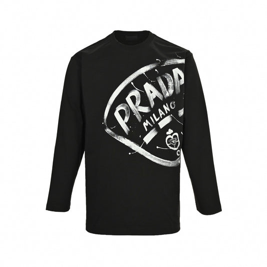Painted Triangle Logo Long Sleeve T-Shirt