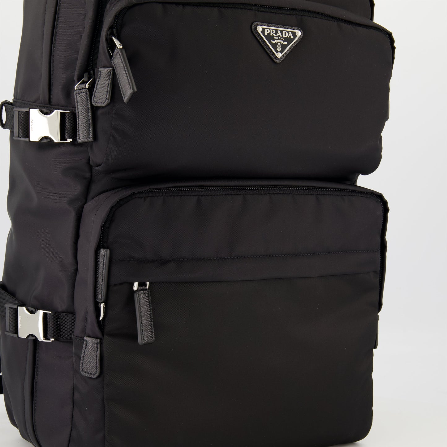 Black Re-Nylon Backpack