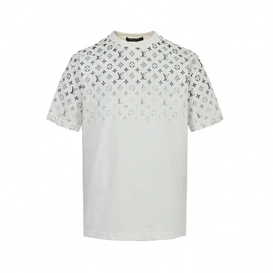 Monogram Gradient T-Shirt | White