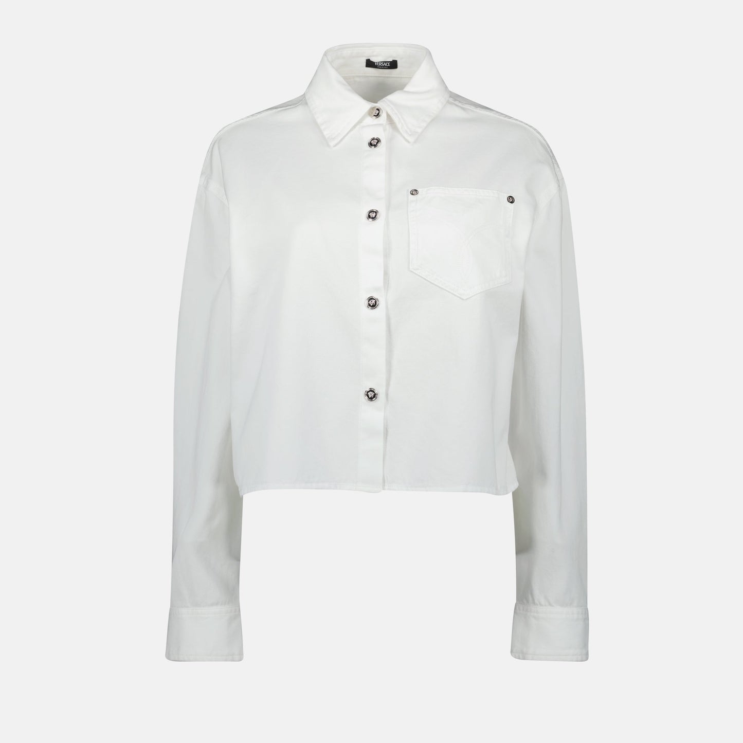 White Denim Shirt