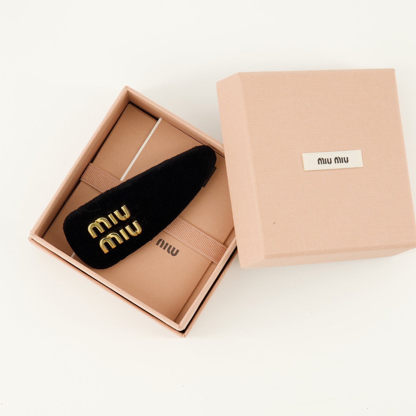 Black Velvet Hair Clip