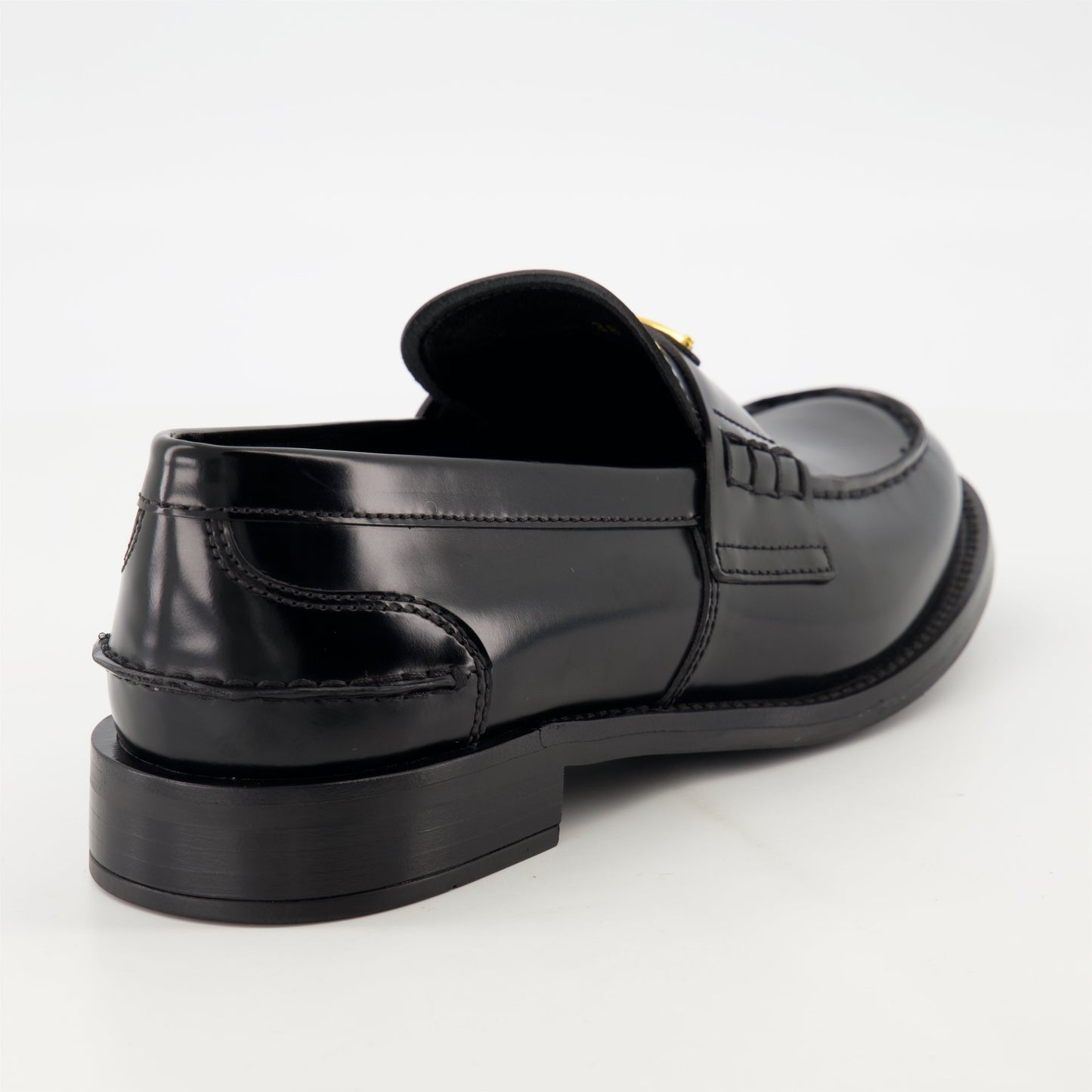 Black Leather Loafers