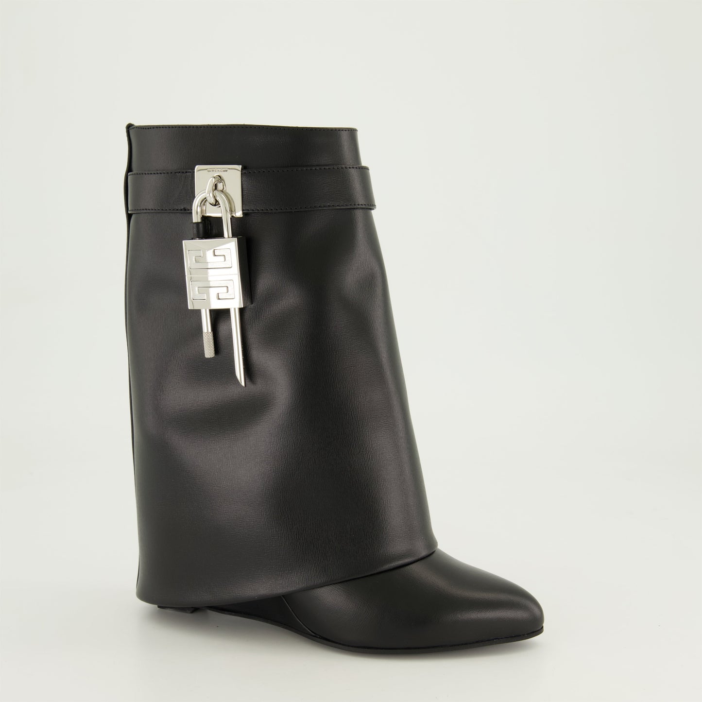 Shark Lock Ankle Boots