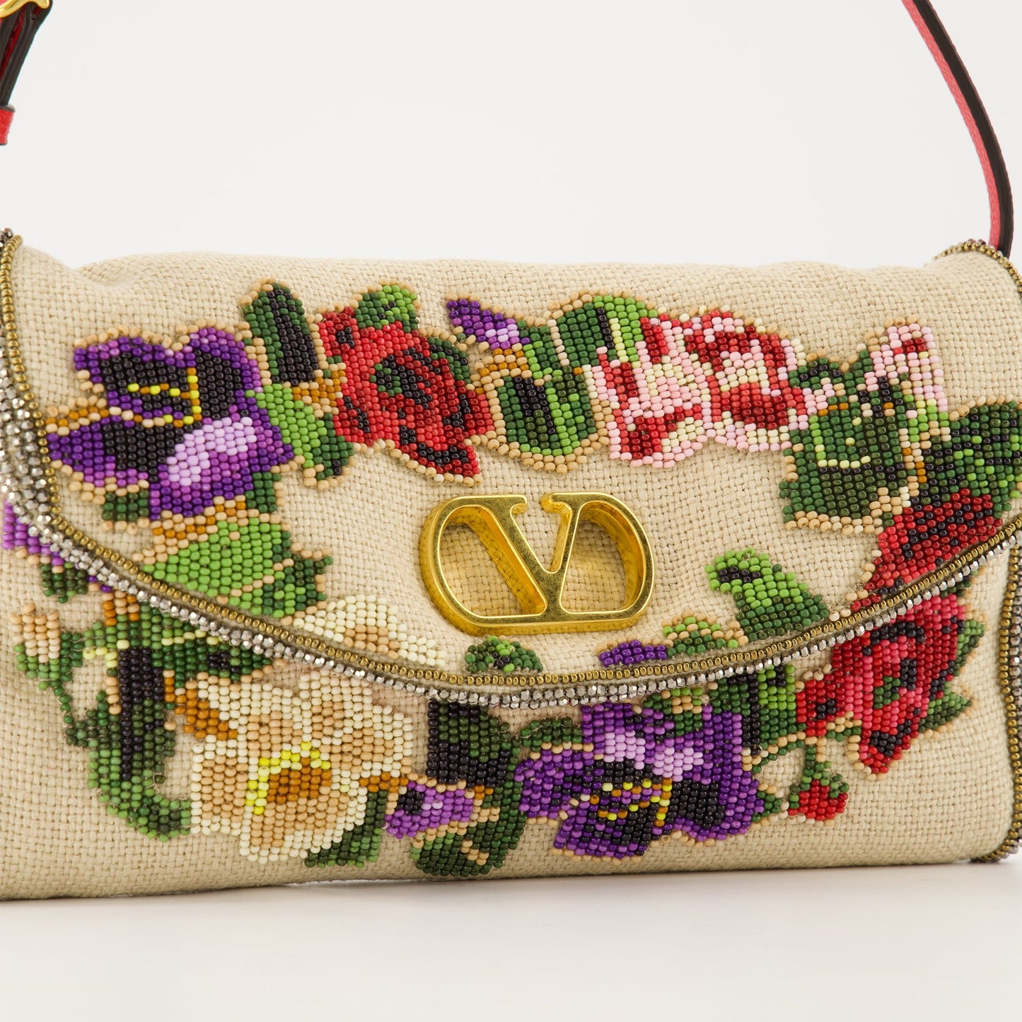 Embroidered Vain Bag