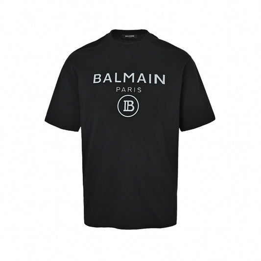 3D Silicone Logo T-Shirt - Black