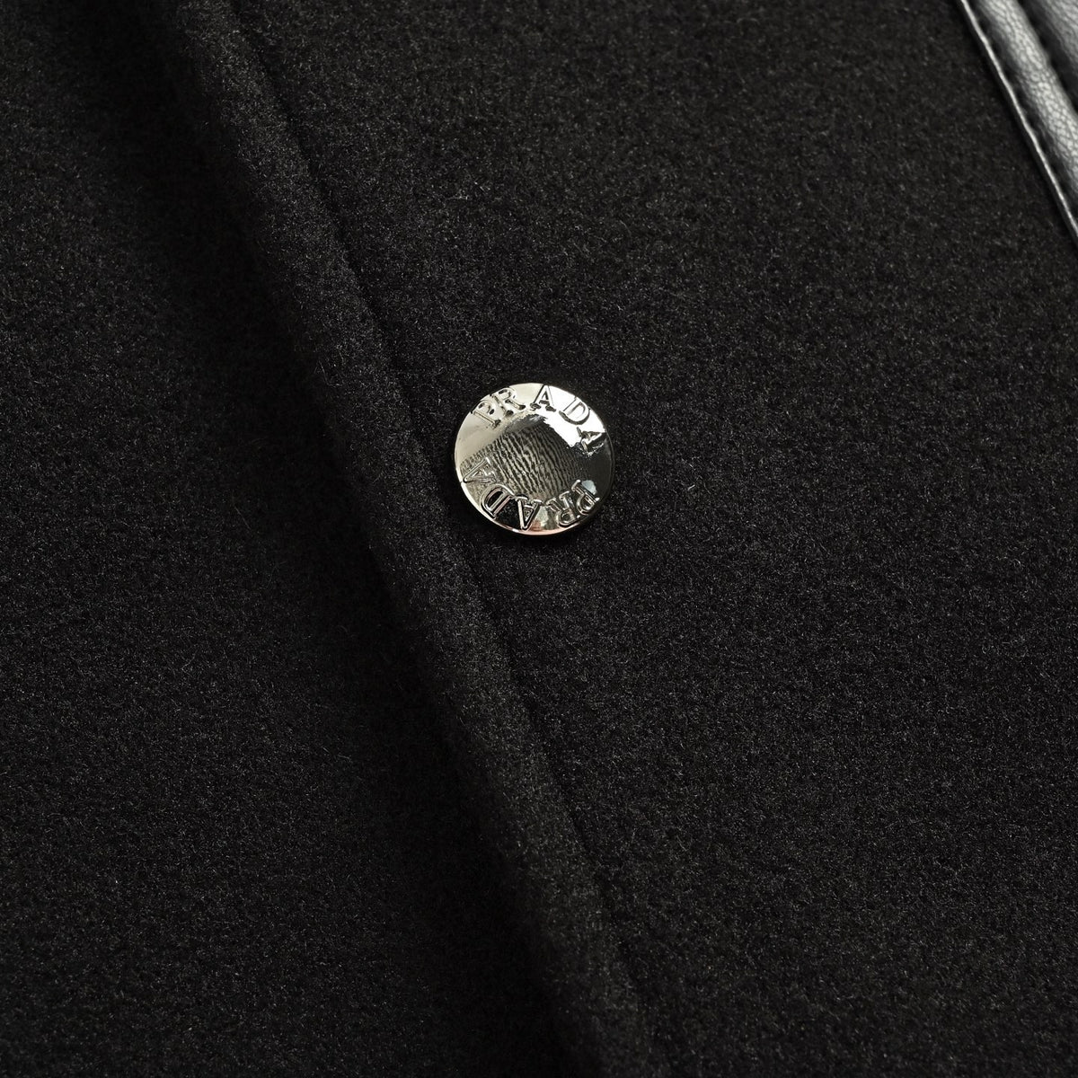 Mixed-Media Wool & Leather Varsity Jacket
