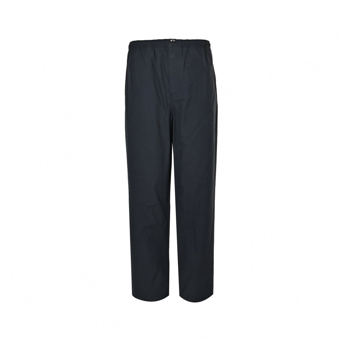 Cotton Twill Elasticated Trousers - Navy Blue