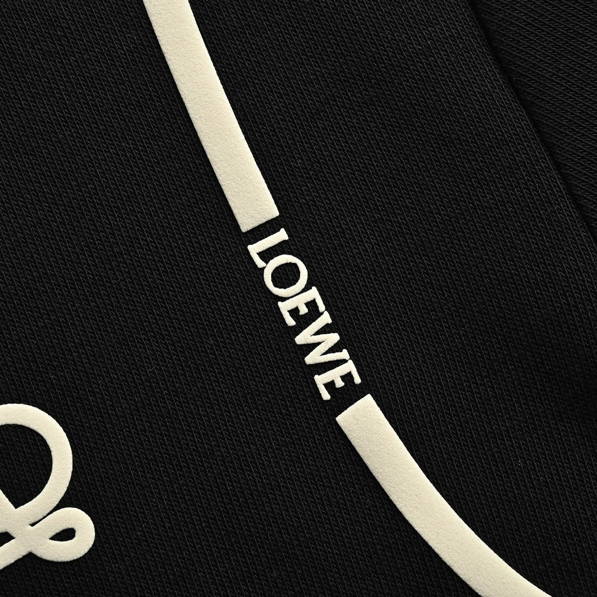 Anagram Graphic Frame Sweatshirt - Black