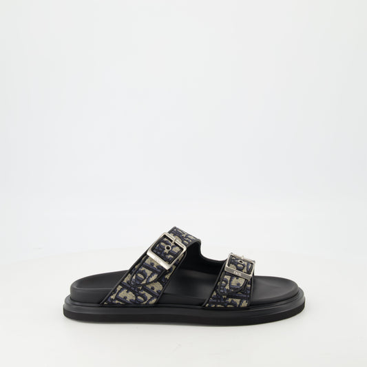 Aqua Oblique Sandals