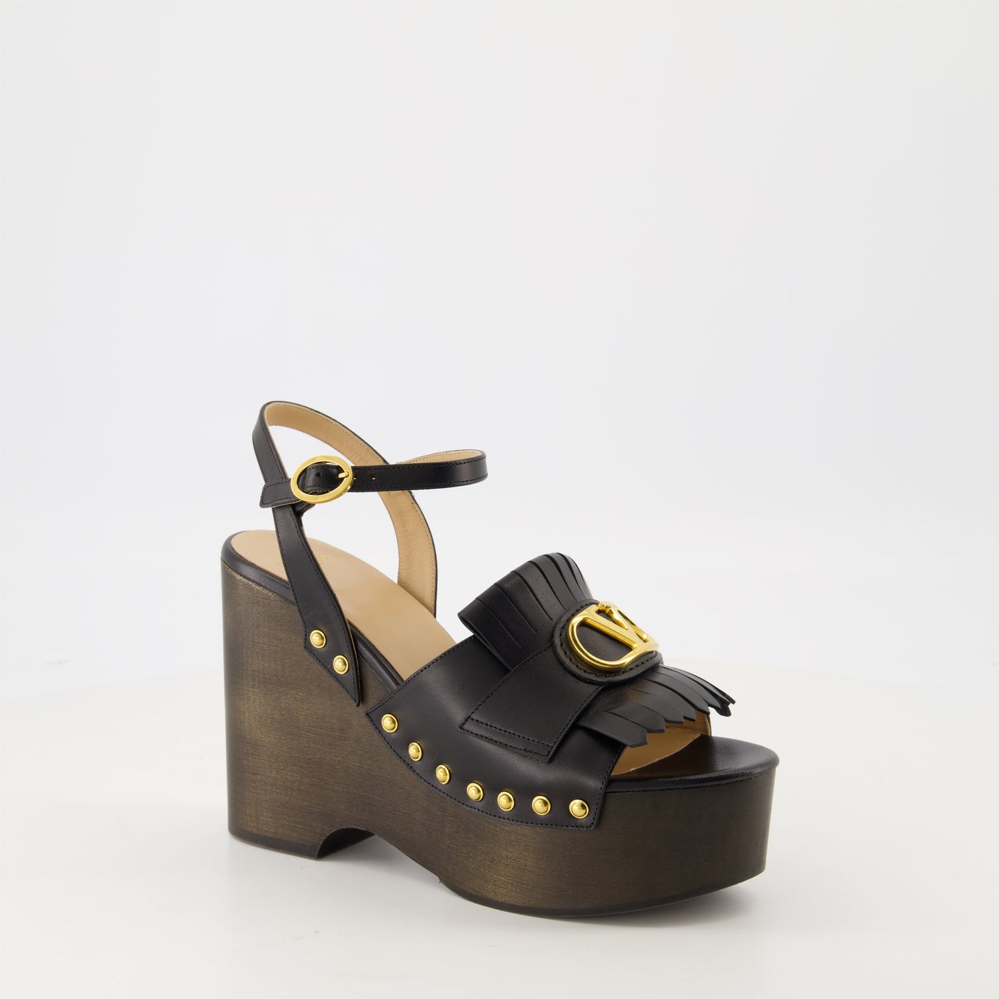 VLogo Wedge Sandals