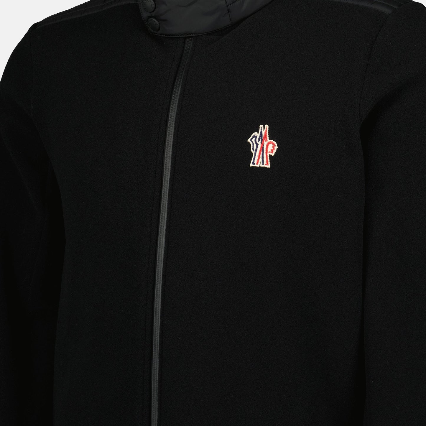 Black Fleece Zip-Up Sweatshirt