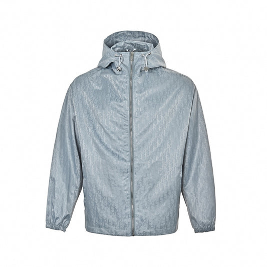 Tonal Oblique Jacquard Windbreaker