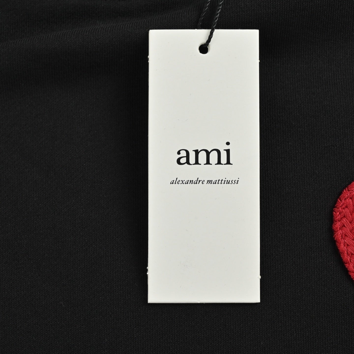 Ami de Coeur Crewneck - Black & Red