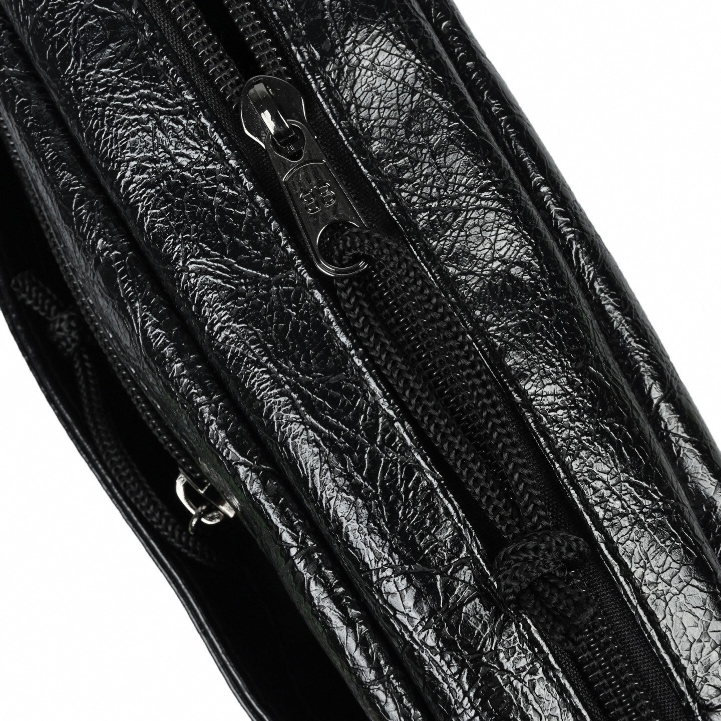 Lamborghini Shield Crinkled Crossbody | Black