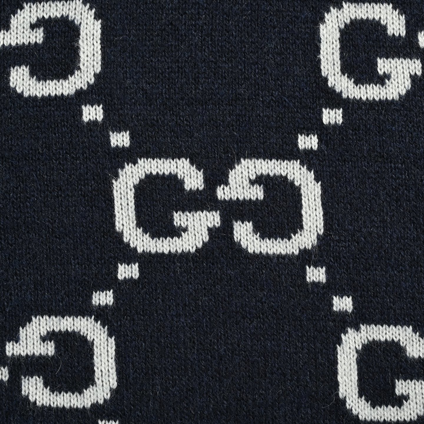 Reversible GG Monogram Cashmere Zip Jacket