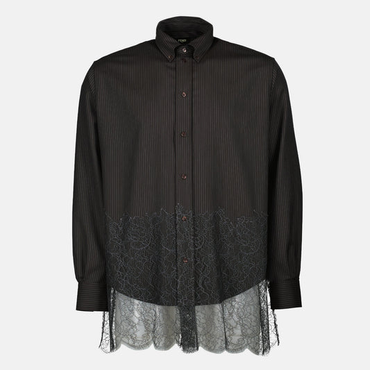 Wool and Lace Shirt