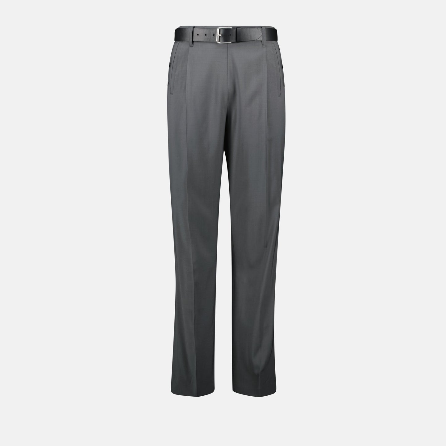 Gray Wool Pants