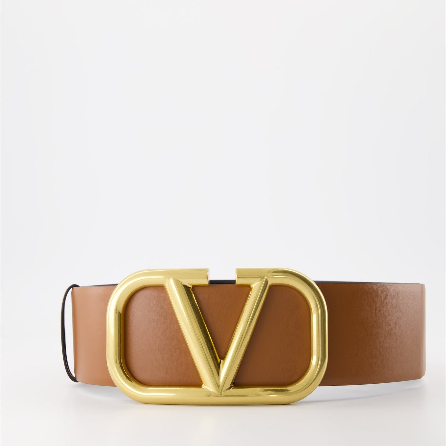 VLogo Leather Belt