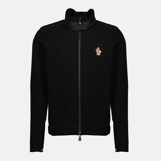 Black Fleece Zip-Up Sweatshirt