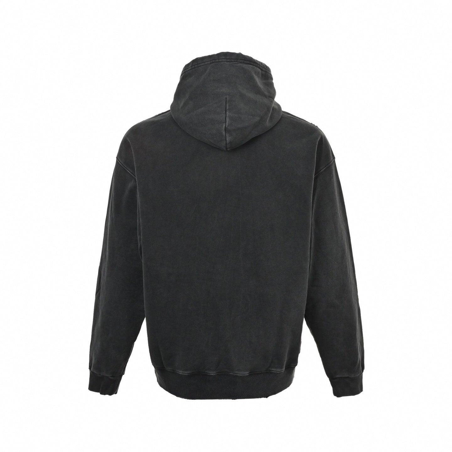 Tricolor 3D Logo Hoodie | Washed Black