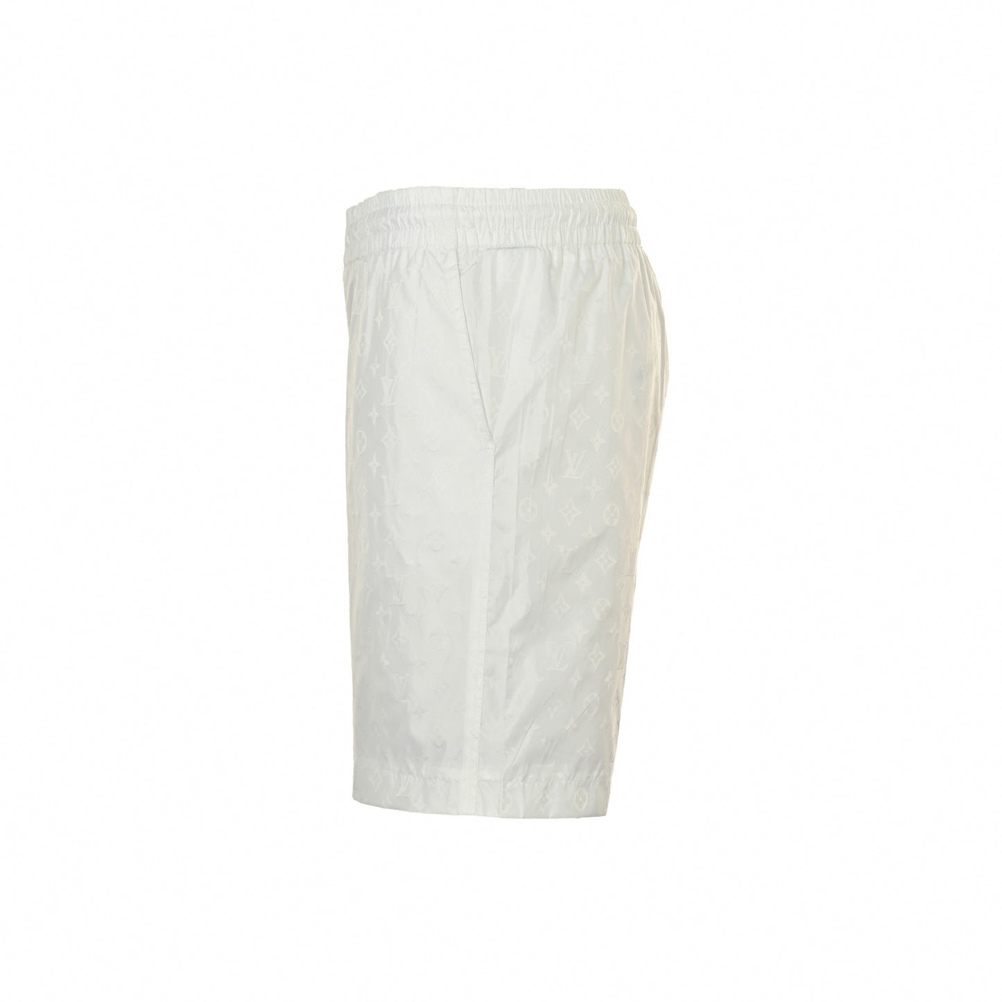 Monogram Nylon Shorts - White