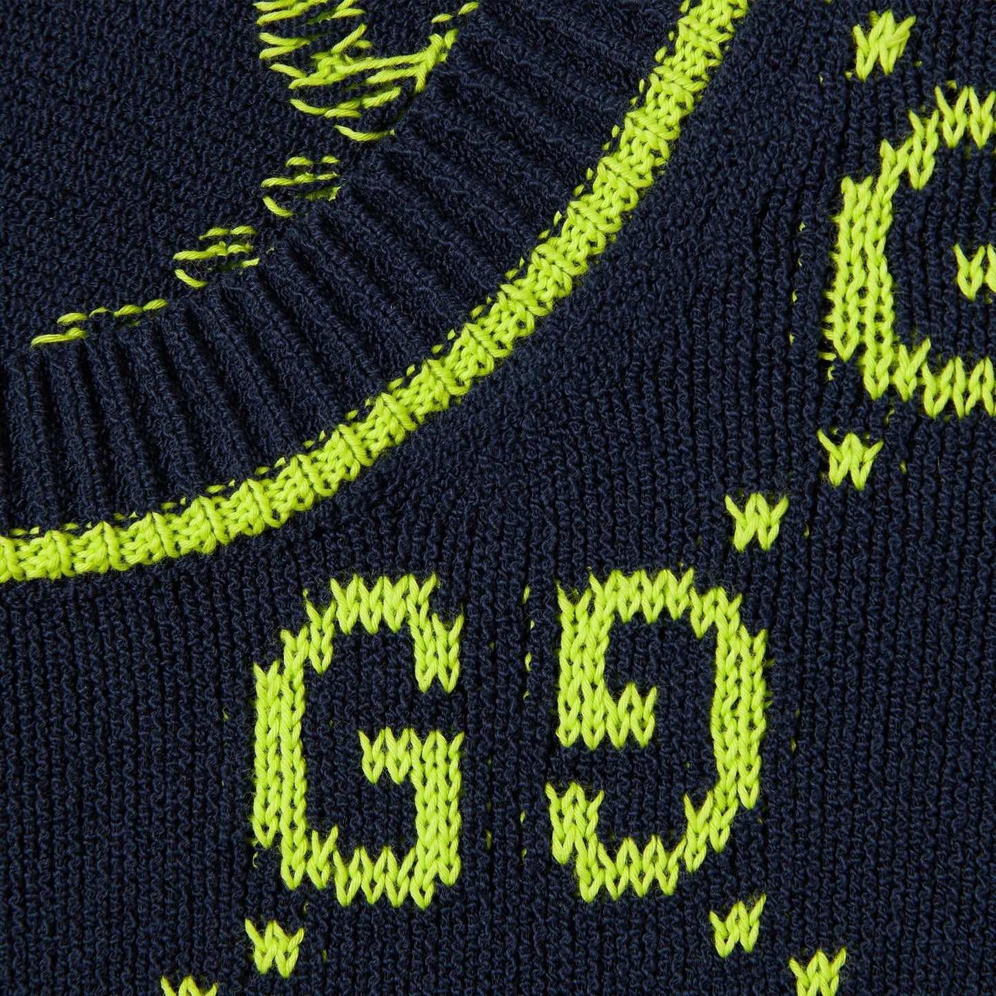 GG Jacquard Knit Crewneck Sweater