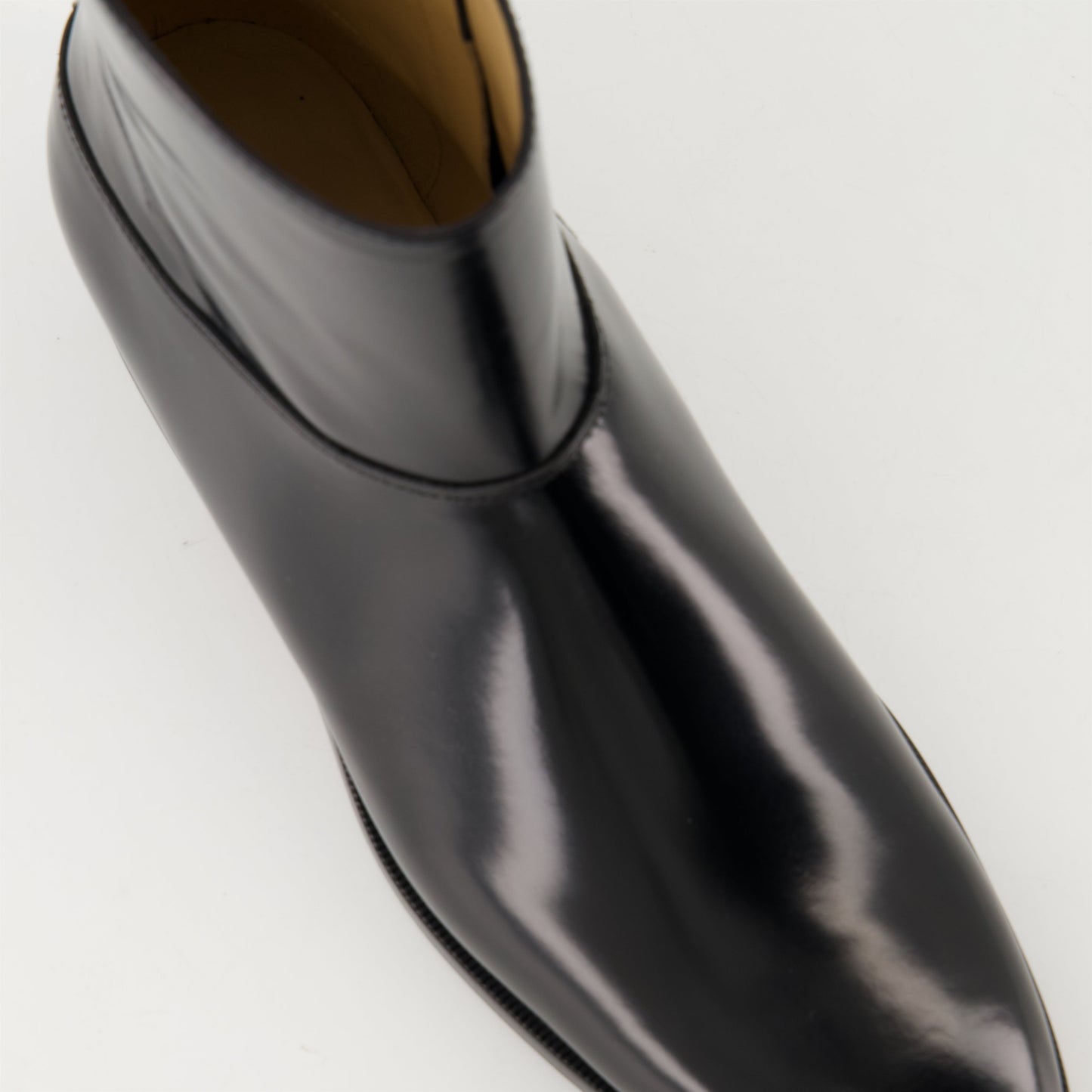 Pat Leather Ankle Boots