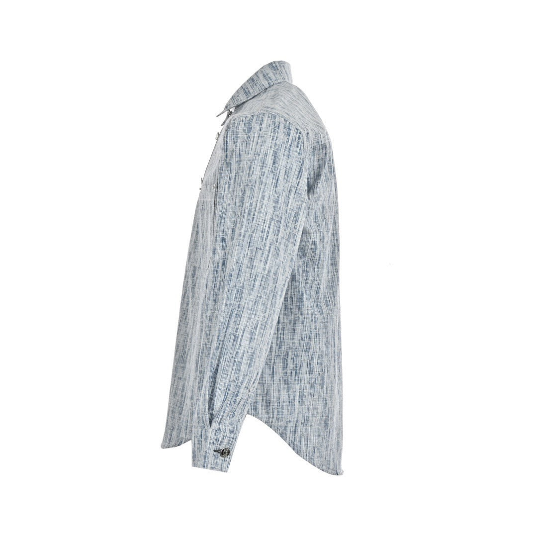 Jacquard Oblique Workwear Shirt
