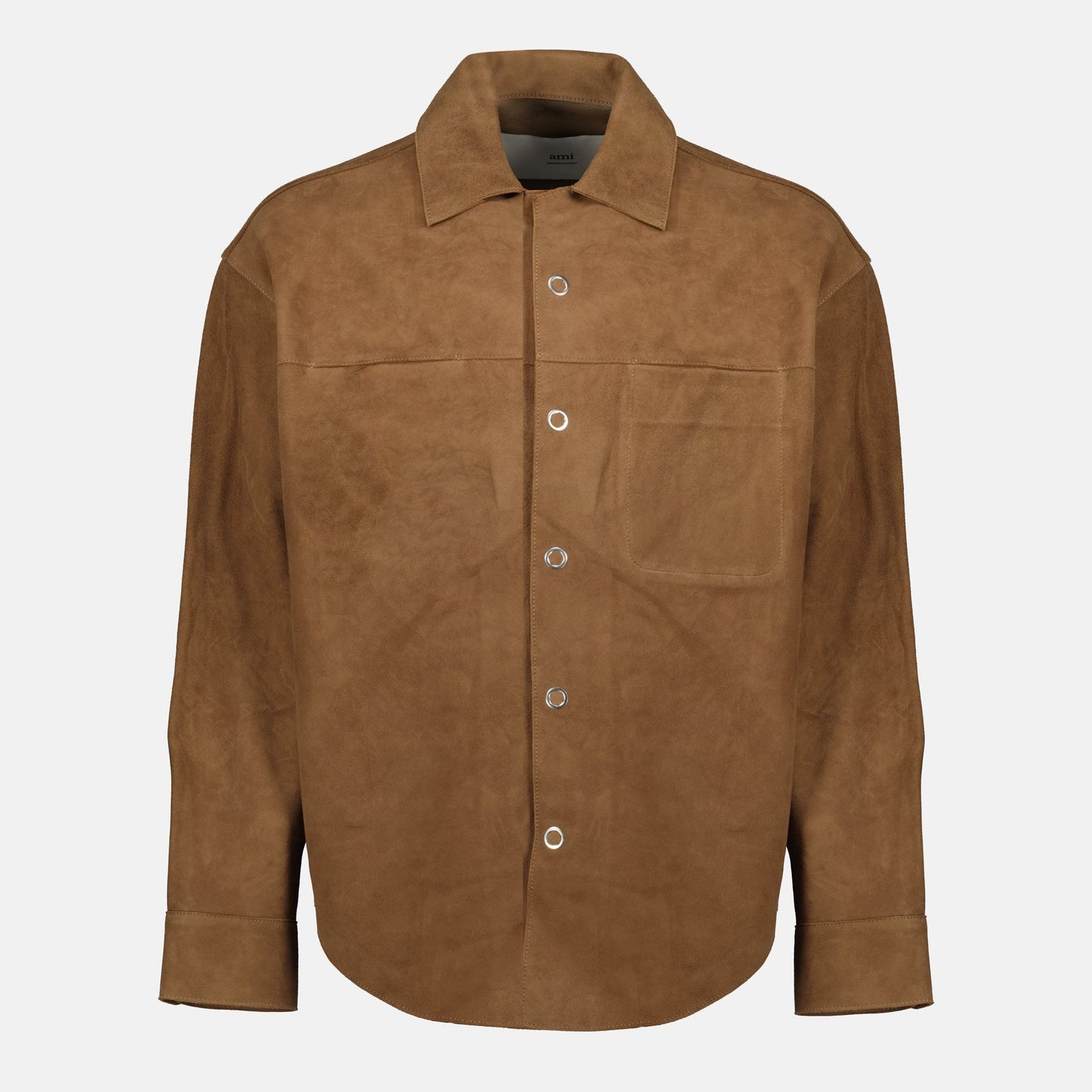 Leather Shirt Jacket