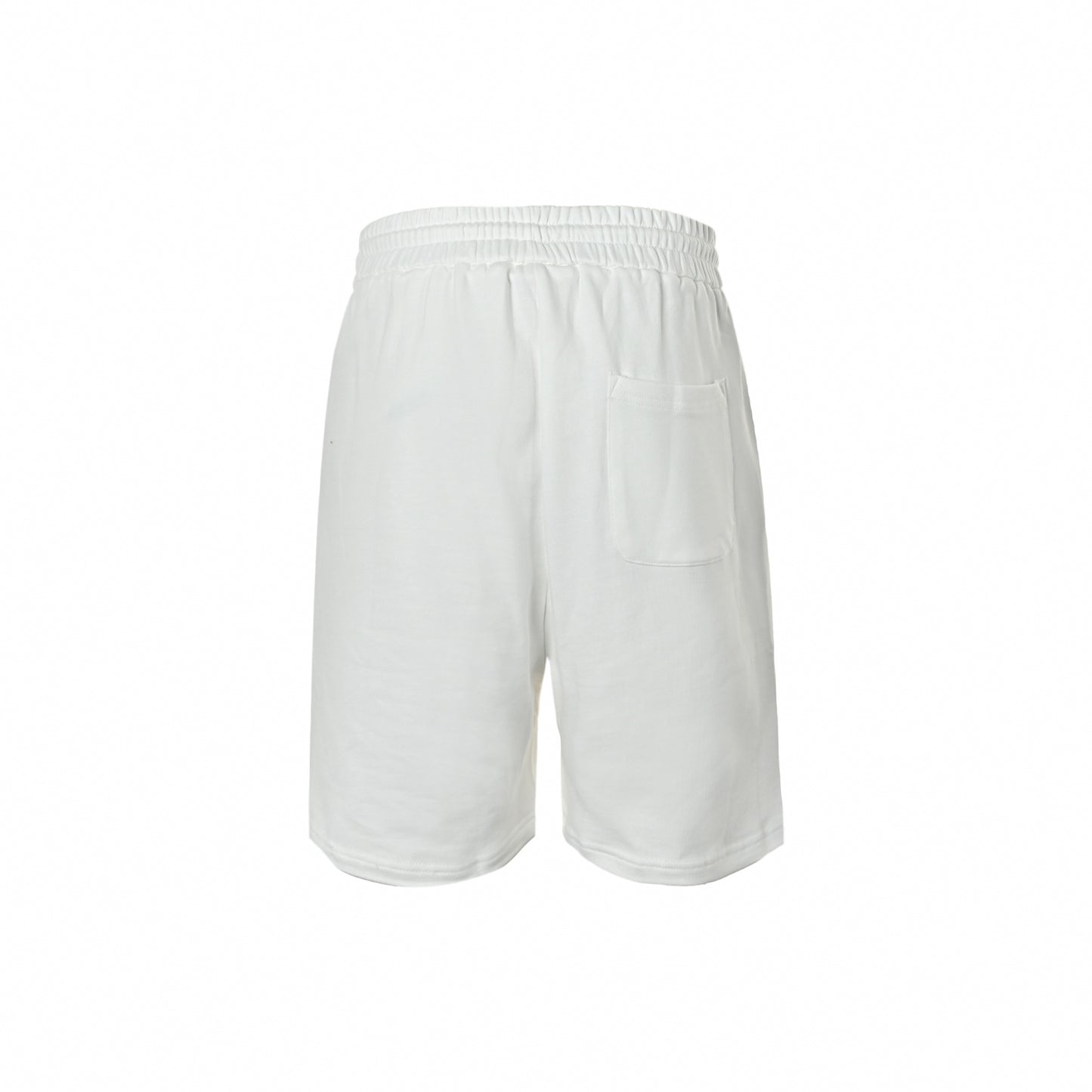 Embroidered Equestrian Knight Shorts | White