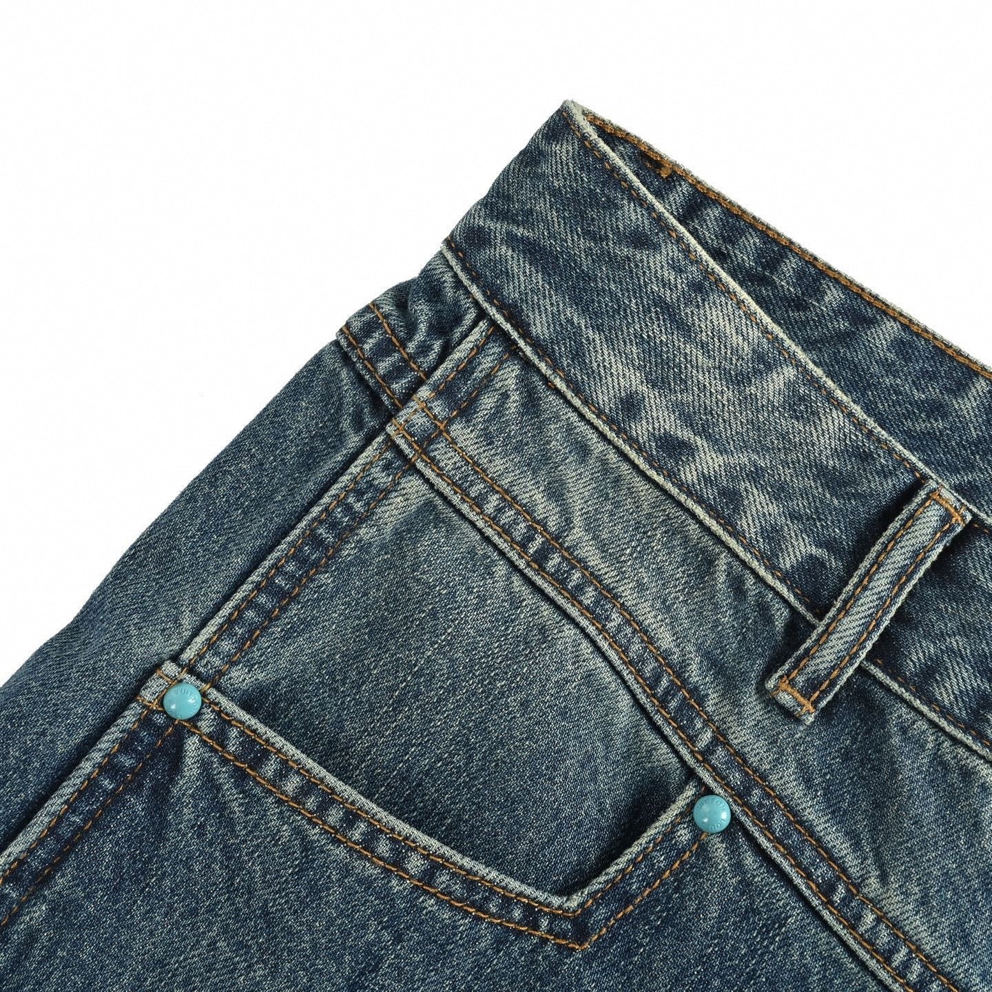 Relaxed Distressed Carpenter Jeans