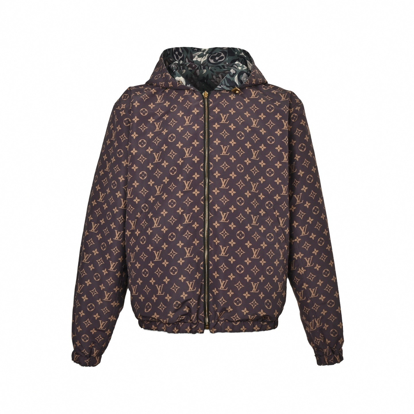 Reversible Monogram Camo Windbreaker