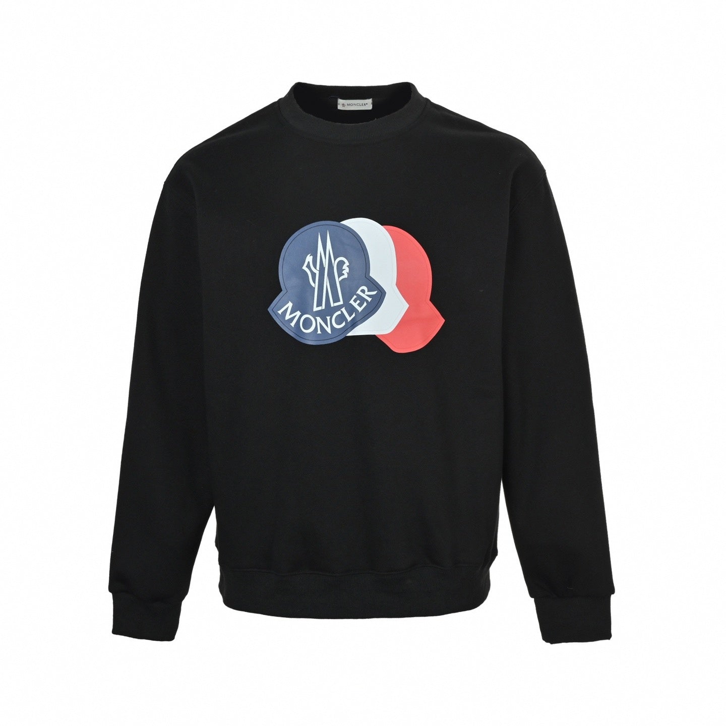 Tricolor Shadow Logo Crewneck Sweatshirt