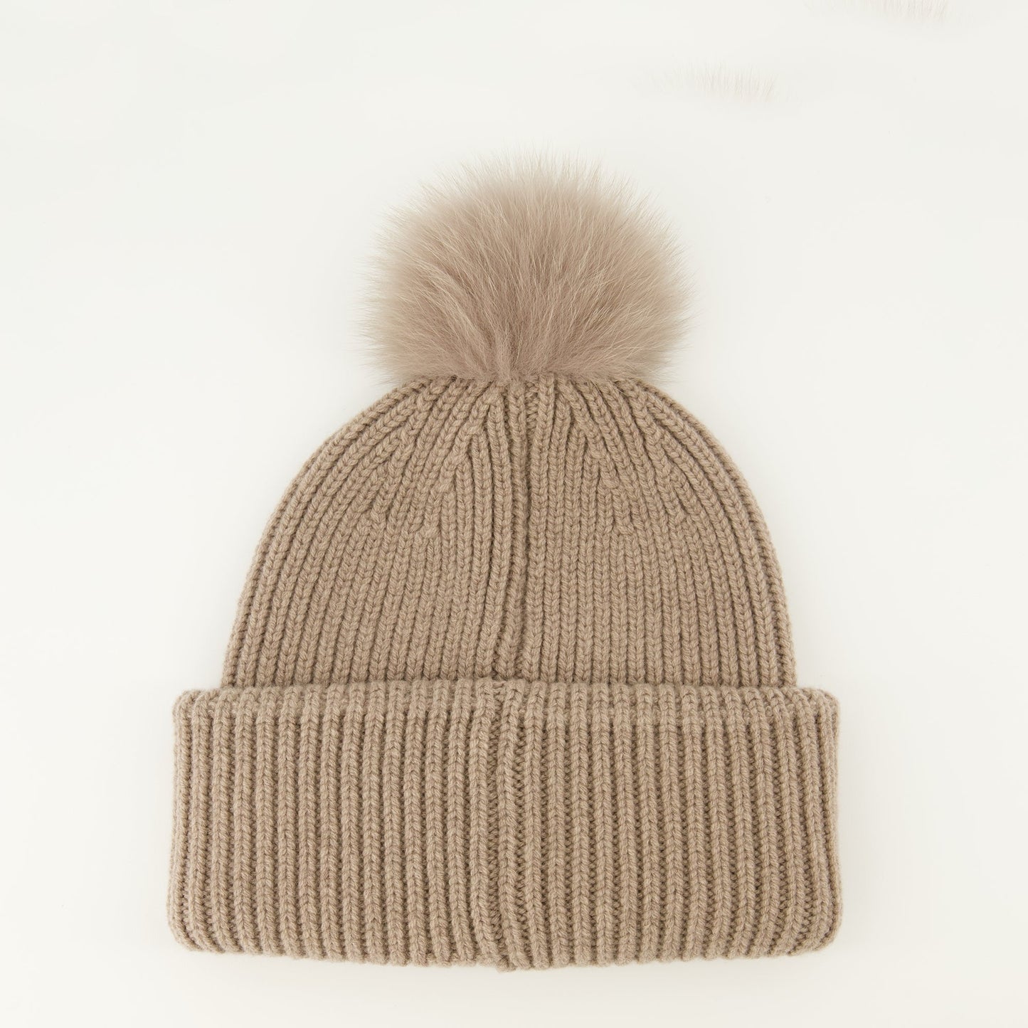 Gray Wool Beanie