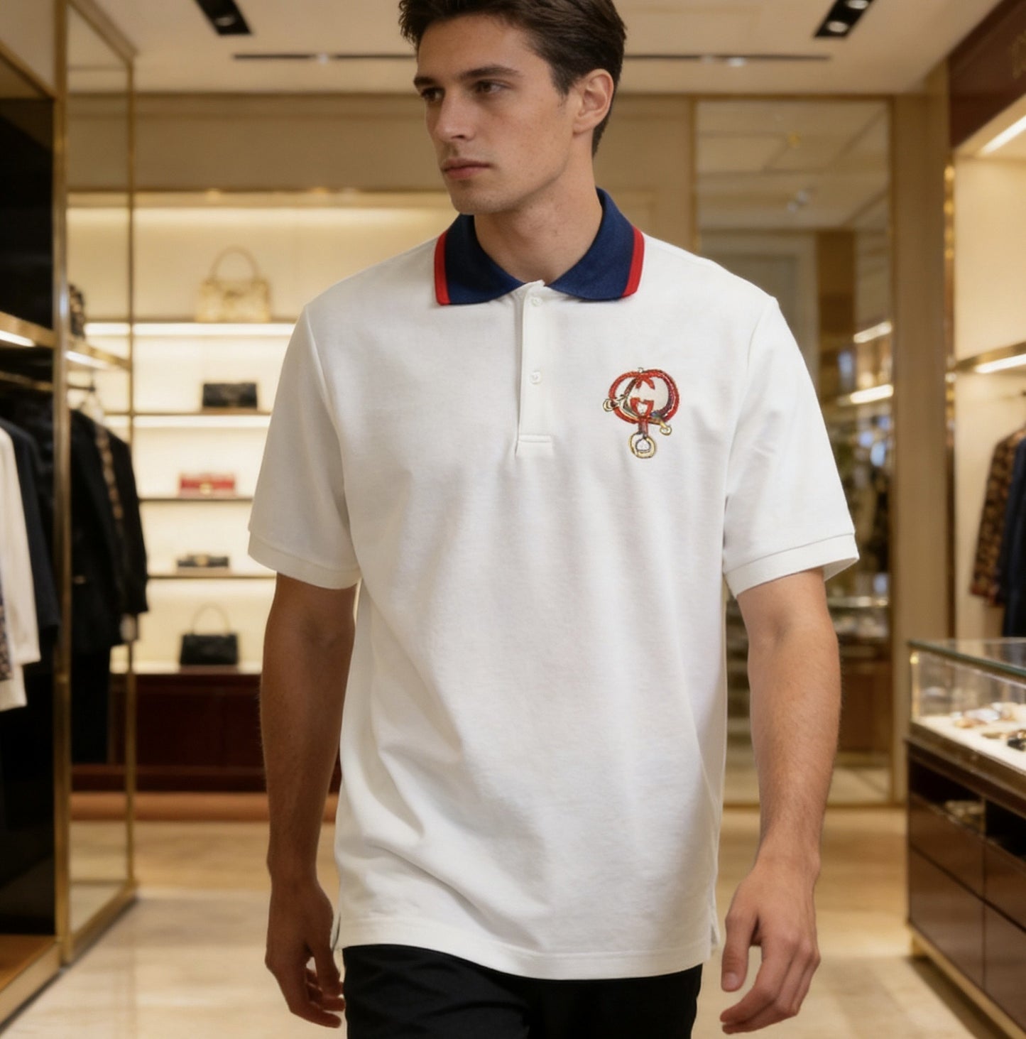 Equestrian Interlocking G Polo