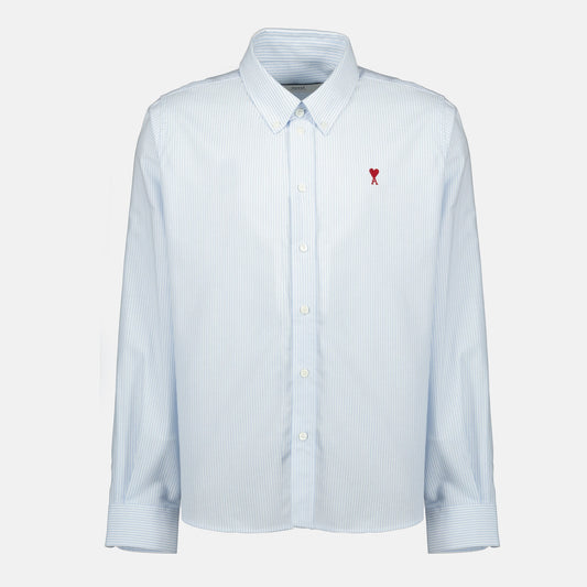 Ami de coeur Blue Striped Shirt